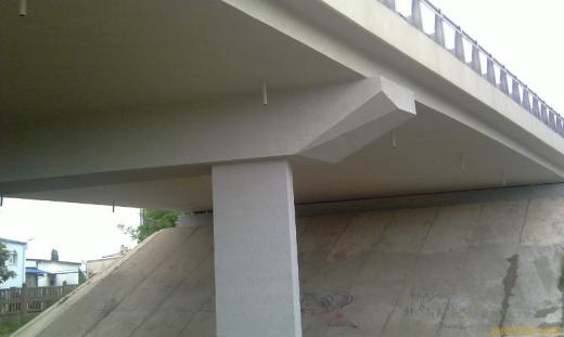 Road overpass &#8211; repair of load carrying structure and pillars &#8211; ensuring correct reinforcement concrete surrounding