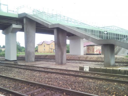 Railway and road flyover